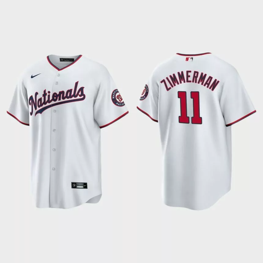 Washington Nationals Ryan Zimmerman Replica Alternate Jersey – White