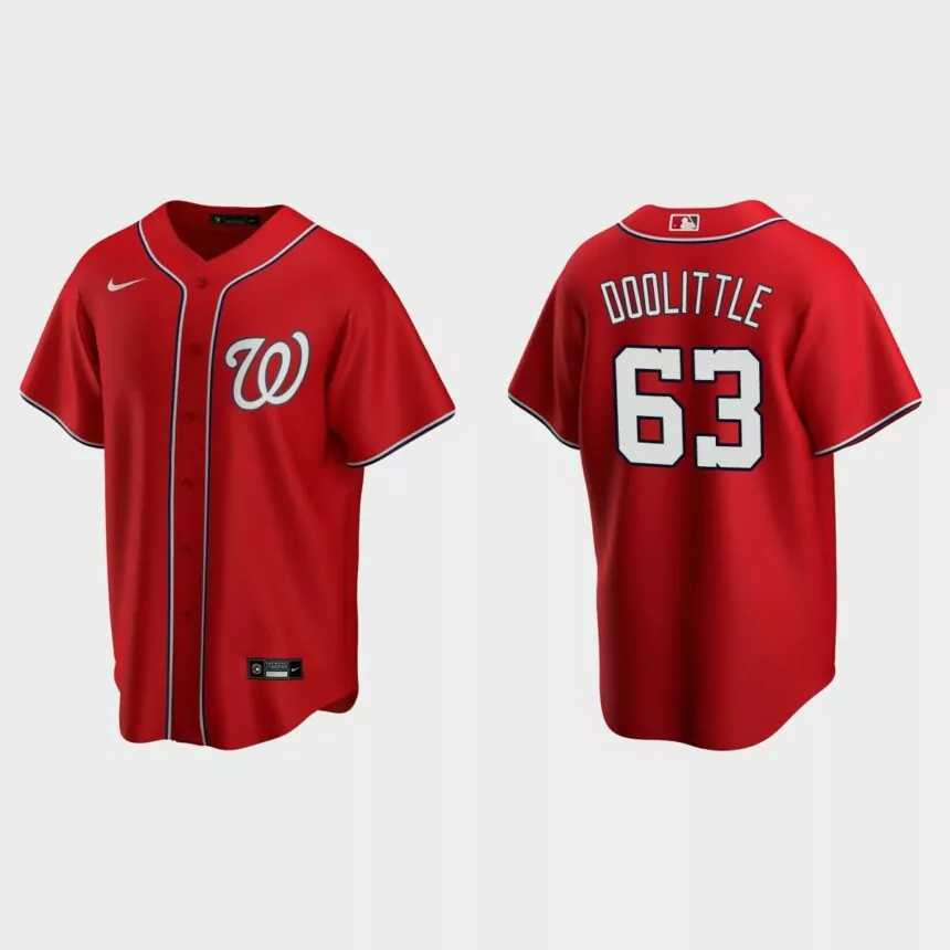 Washington Nationals Sean Doolittle Replica Alternate Jersey – Red