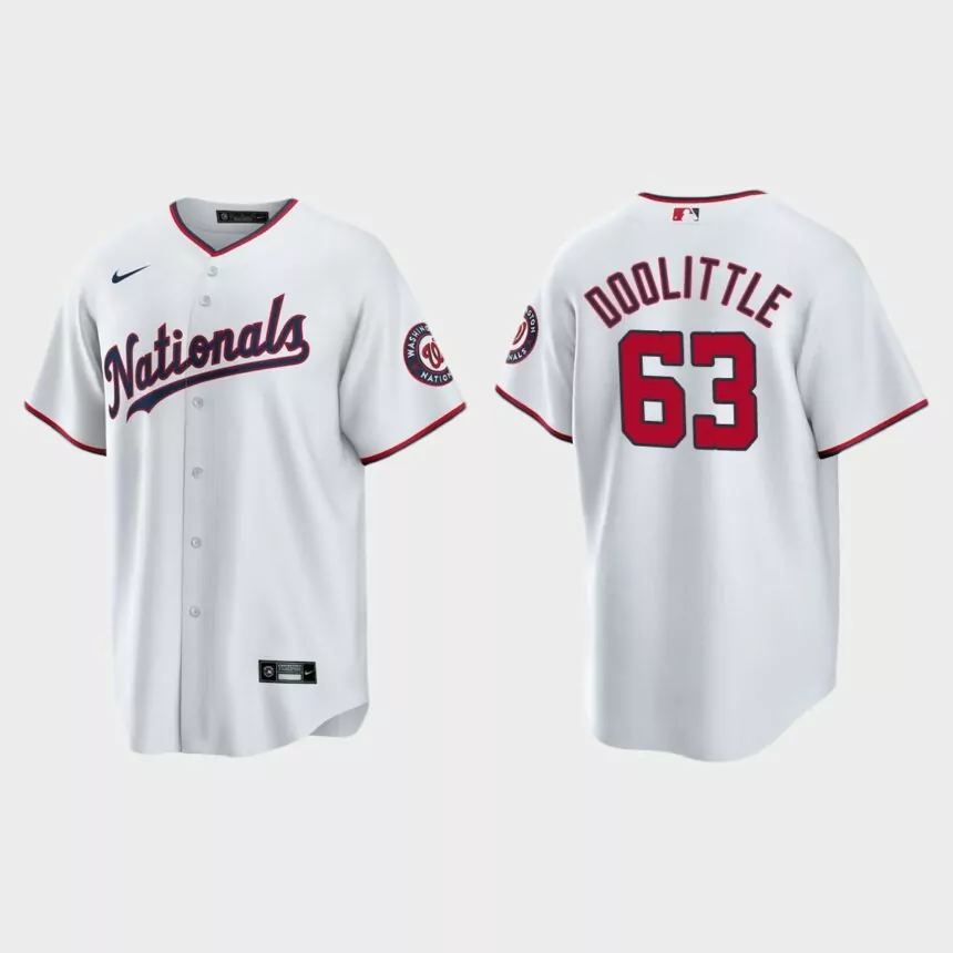 Washington Nationals Sean Doolittle Replica Alternate Jersey – White