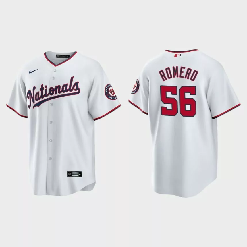 Washington Nationals Seth Romero Replica Alternate Jersey – White