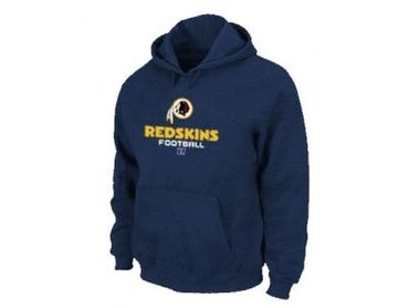 Washington Red Skins Critical Victory Pullover Hoodie D.Blue