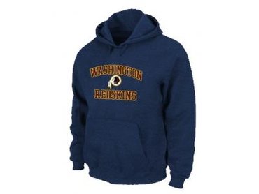 Washington Red Skins Heart & Soul Pullover Hoodie D.Blue