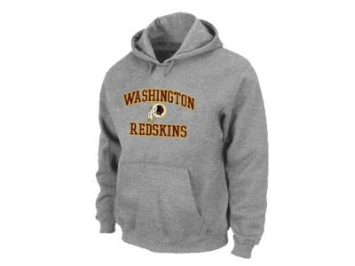 Washington Red Skins Heart & Soul Pullover Hoodie Grey