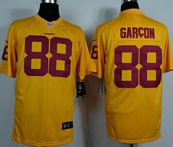 Washington Redskins #88 Pierre Garcon Gold NFL Game Jersey