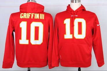 Washington Redskins 10 Robert Griffin III Pullover Hoodie Red