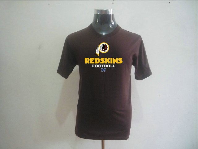 NEW NFL Washington Redskins Big & Tall Critical Victory T-shirt Brown