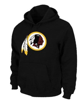 Washington Redskins Classic Logo Pullover Hoodie Sweatshirt - Black