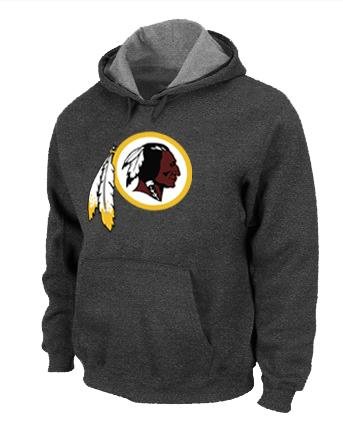 Washington Redskins Classic Logo Pullover Hoodie Sweatshirt - D.Grey