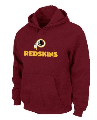 Washington Redskins Shield Nailhead Performance Hoodie - Burgundy
