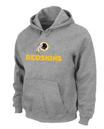 Washington Redskins Shield Nailhead Performance Hoodie - Grey