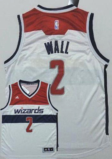 Washington Wizards #2 John Wall New White Home Stitched NBA Jersey