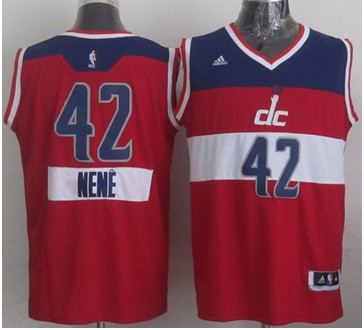 Washington Wizards #42 Nene Red 2014-15 Christmas Day Stitched NBA Jersey