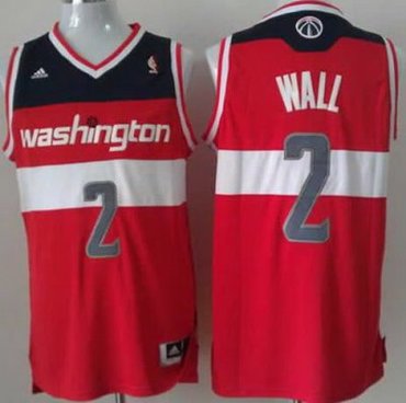 Washington Wizards 2 John Wall Red Revolution 30 Swingman NBA Jerseys