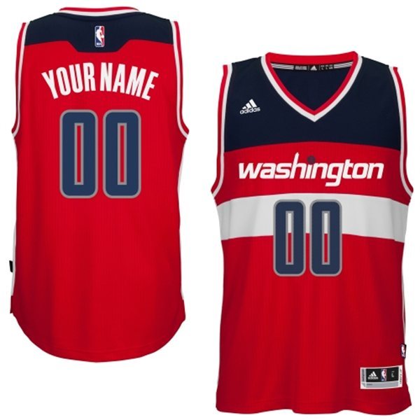 Washington Wizards Red Men's Customize New Rev 30 Jersey