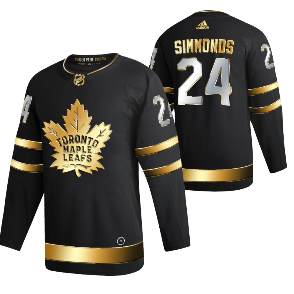 Wayne Simmonds Toronto Maple Leafs Black 2021 Golden Edition Jersey Limited Authentic