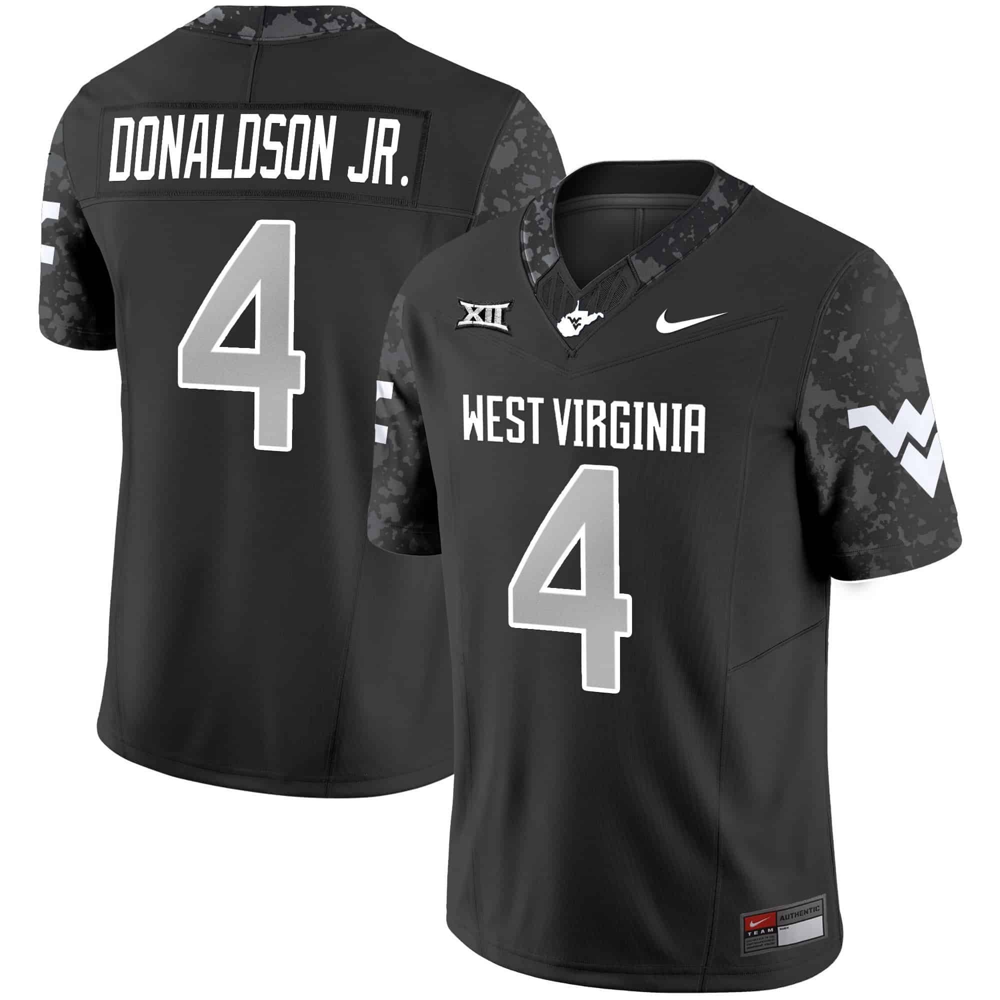 West Virginia Mountaineers 2024 Vapor Limited Custom Jersey V2 – All Stitched #4 CJ Donaldson Jr.