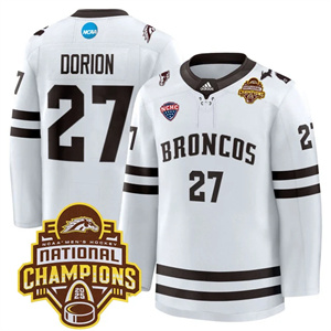 Western Michigan Broncos 2025 National Champions Patch Premium Custom Jersey - All Stitched Dan Dorion