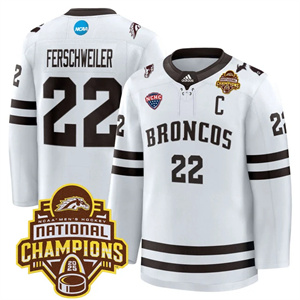 Western Michigan Broncos 2025 National Champions Patch Premium Custom Jersey - All Stitched Pat Ferschweiler