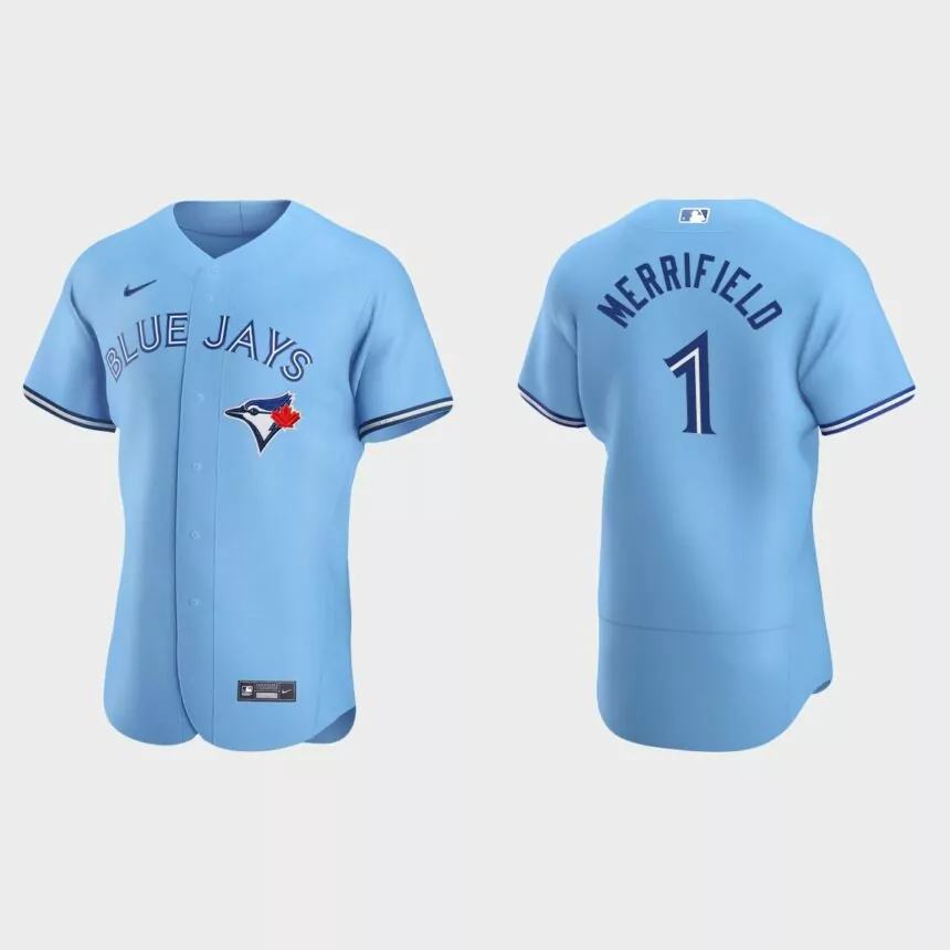 Whit Merrifield Toronto Blue Jays Authentic Home Jersey – Powder Blue