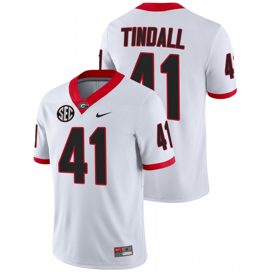 White Men Georgia Bulldogs Channing Tindall College Football Game Jersey