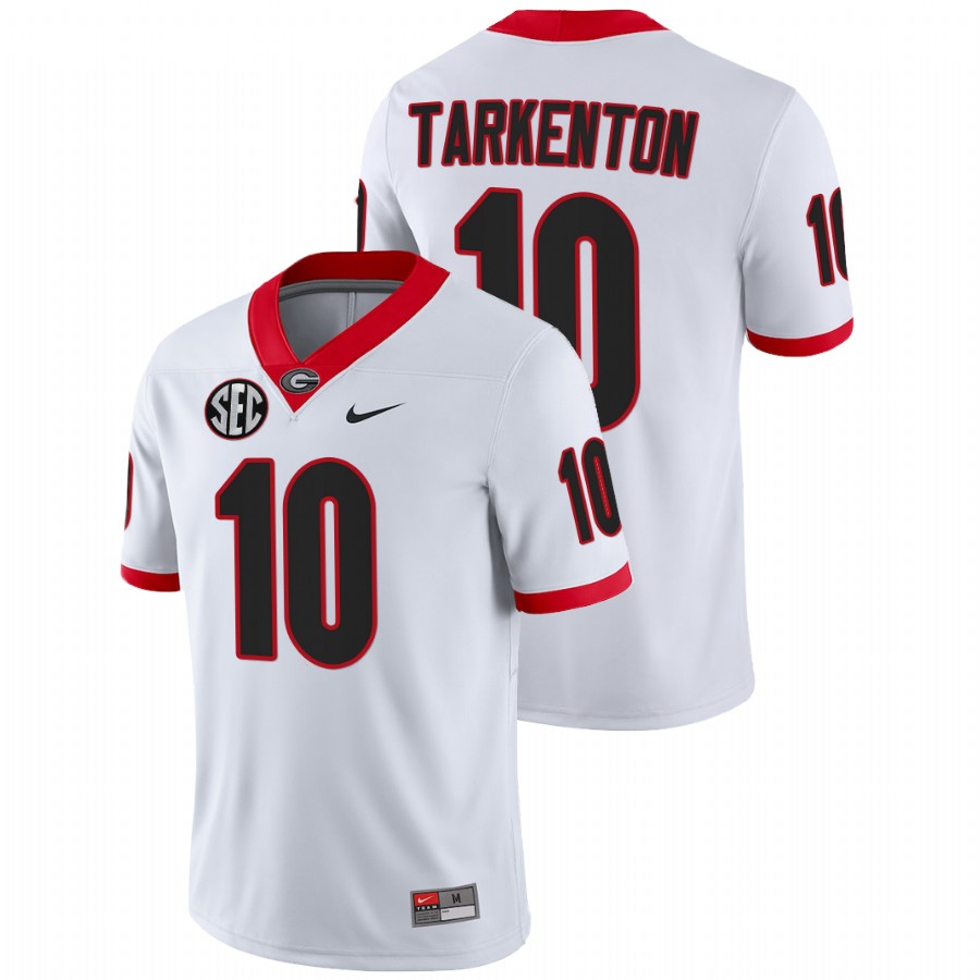 White Men Georgia Bulldogs Fran Tarkenton College Football NFL Alumni Jersey