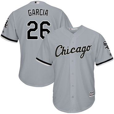 White Sox #26 Avisail Garcia Grey Road Cool Base Stitched Youth MLB Jersey