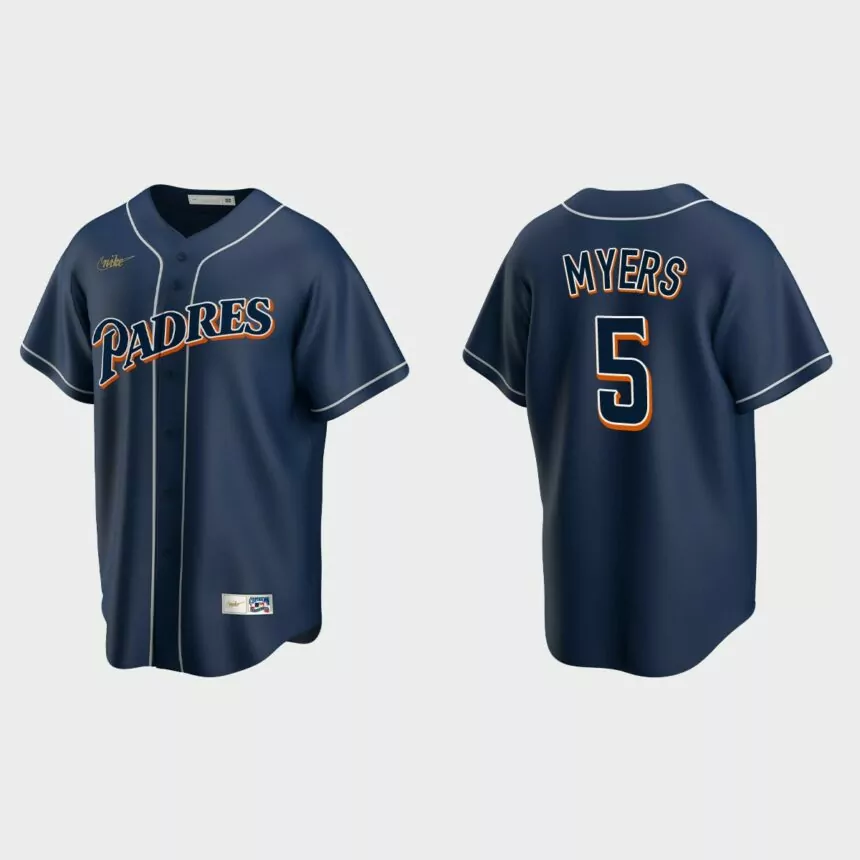 Wil Myers #5 San Diego Padres Cooperstown Collection Jersey – Navy