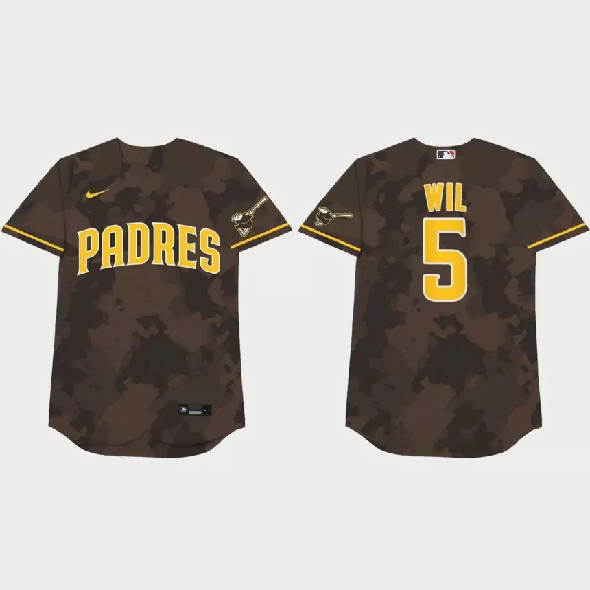 Wil Myers Nickname Padres 2021 Players’ Weekend Wil Jersey – Camo