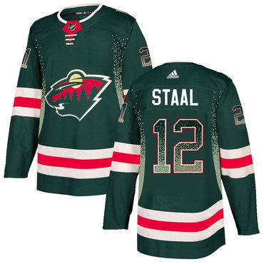 Wild 12 Eric Staal Green Drift Fashion Adidas Jersey