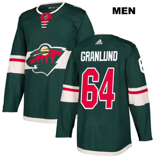 Wild 64 Mikael Granlund Green Adidas Jersey