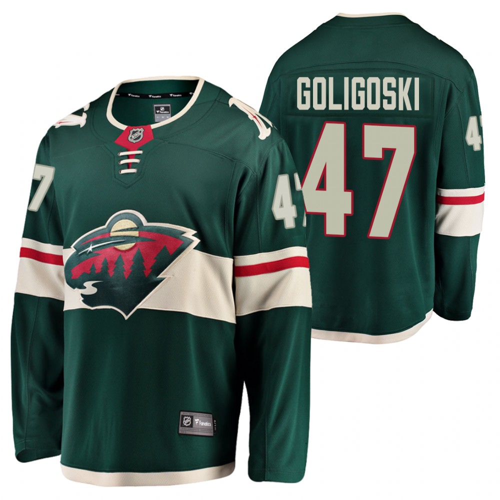 Wild Alex Goligoski Jersey Home Green Player Men