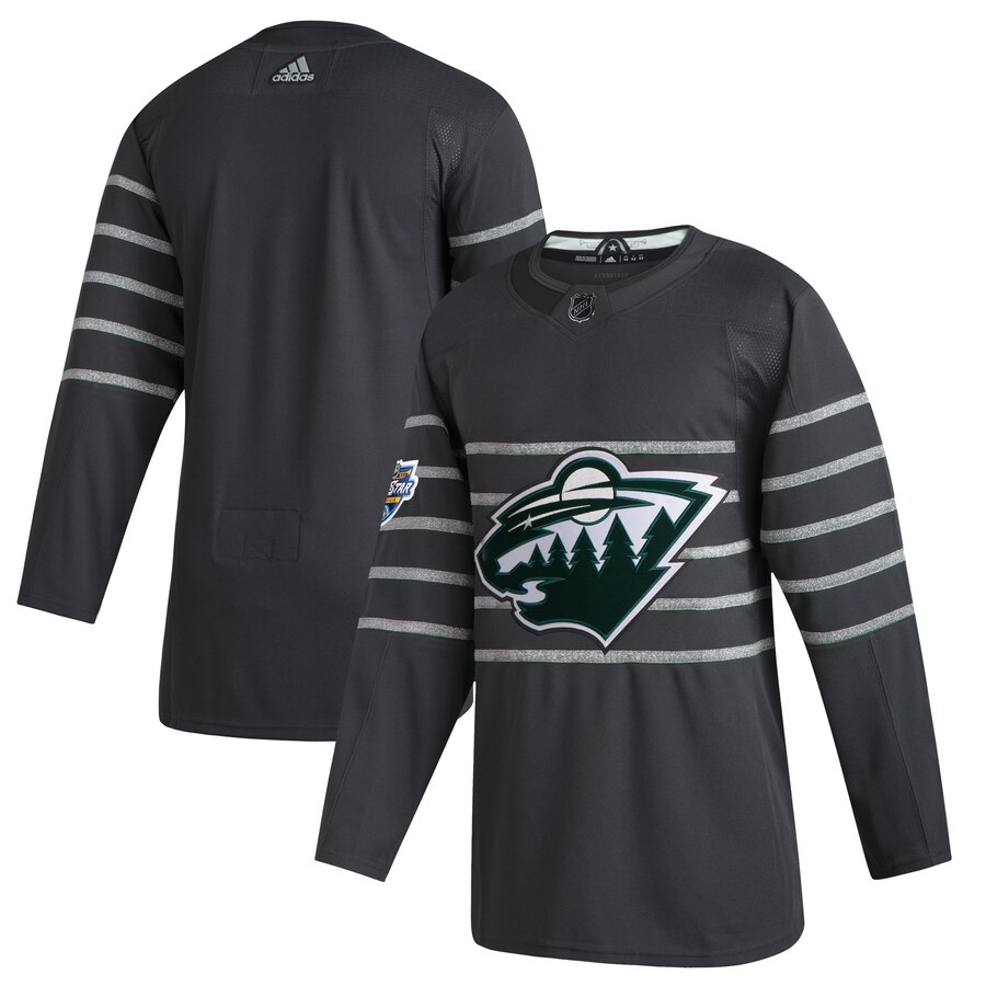 Wild Blank Gray 2020 NHL All-Star Game Adidas Jersey
