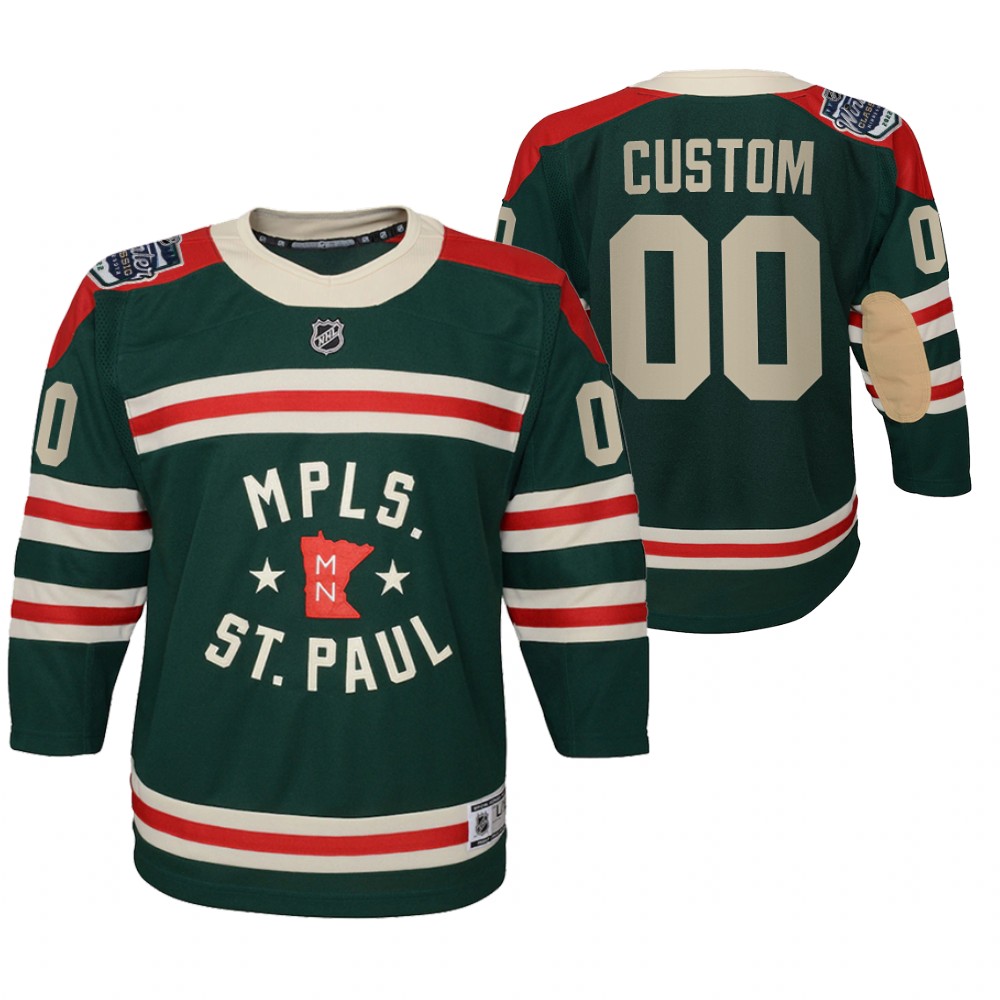 Wild Custom 2022 Winter Classic Jersey Youth State of Hockey