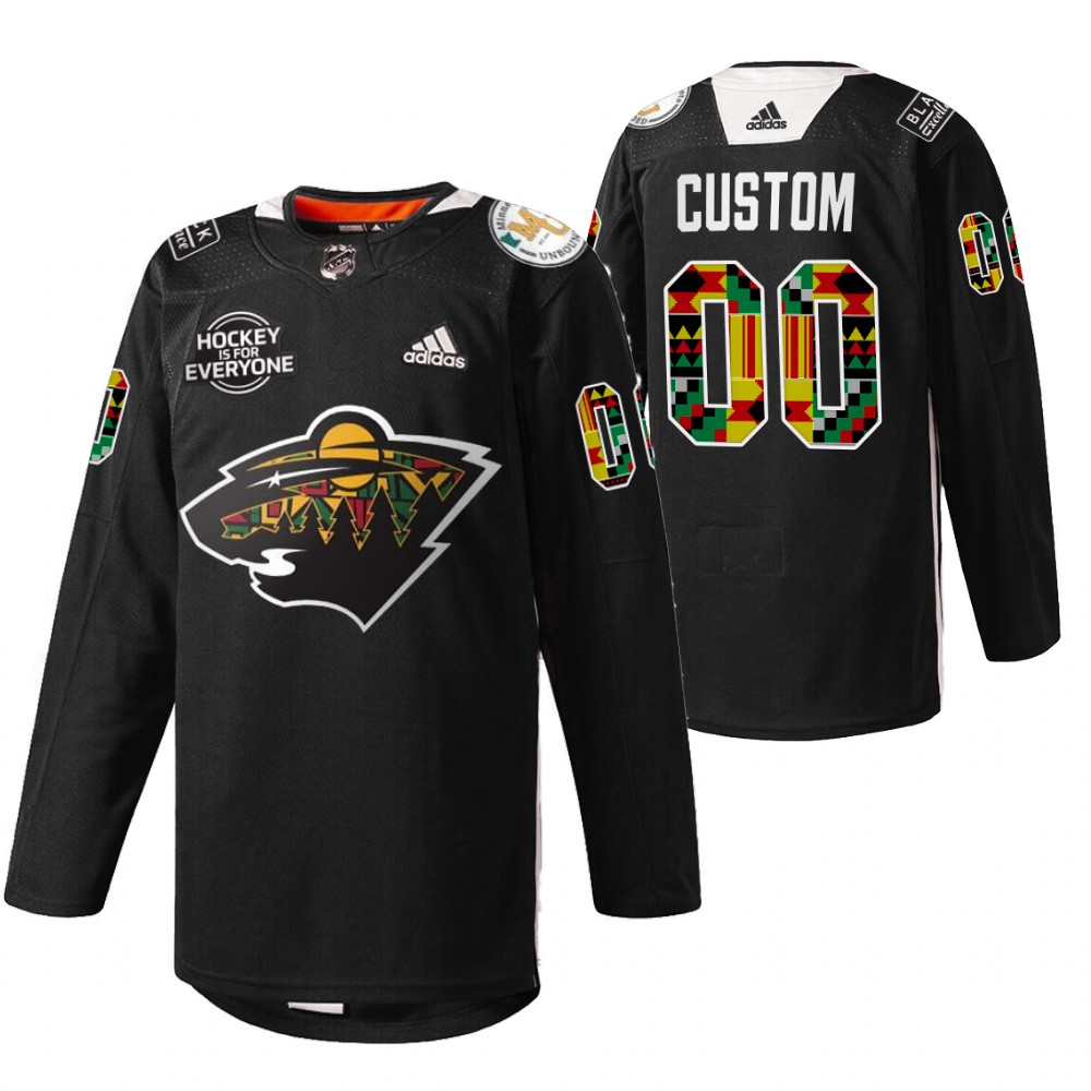 Wild Custom Black History Month 2022 Black Practice Jersey