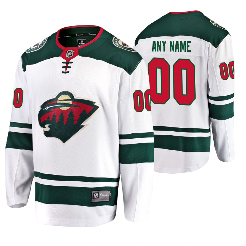 Wild Custom White Player Away Breakaway Jersey