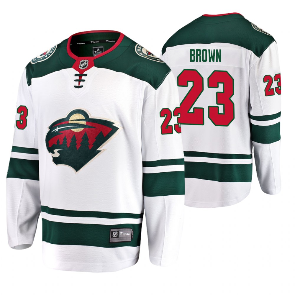 Wild J.T. Brown White Player Away Breakaway Jersey