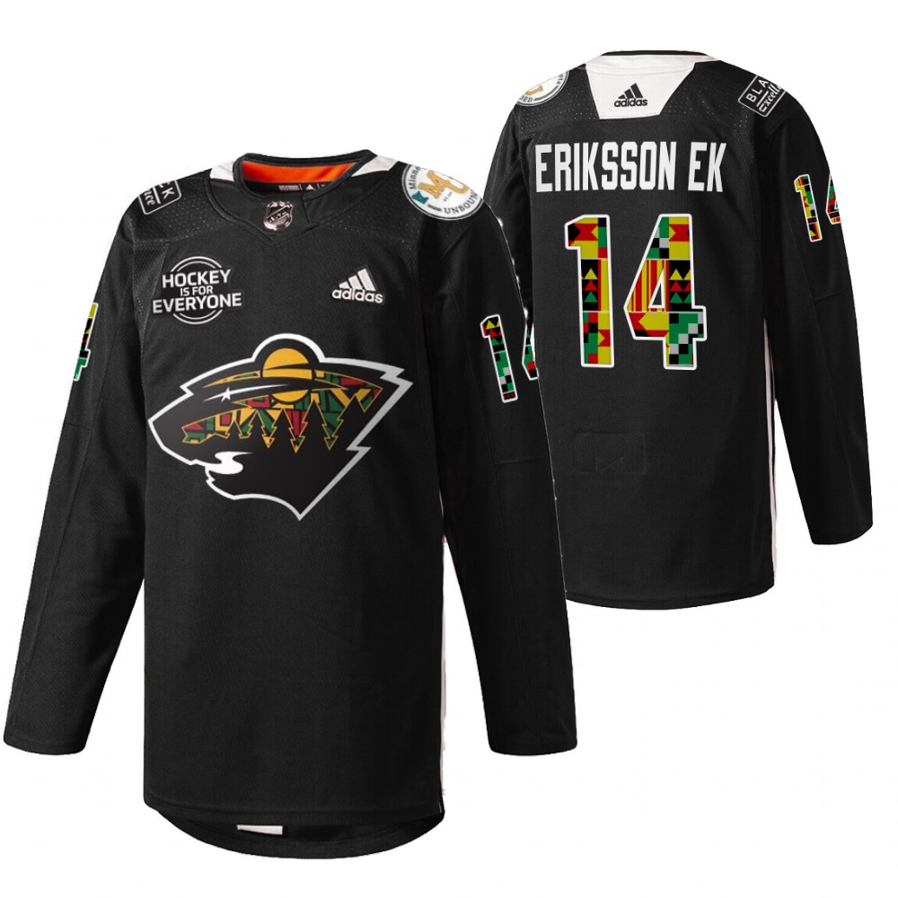 Wild Joel Eriksson Ek Black History Month 2022 Black Practice Jersey