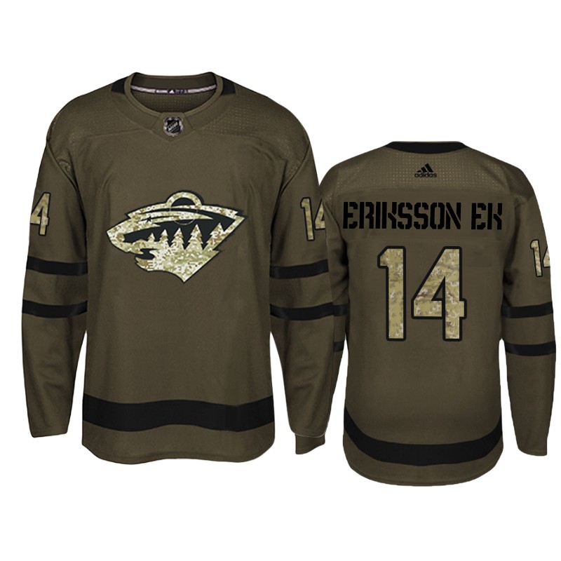 Wild Joel Eriksson Ek Camo Military Jersey