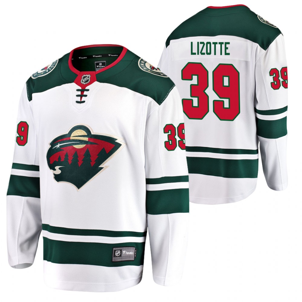 Wild Jon Lizotte Jersey Away White Player Men
