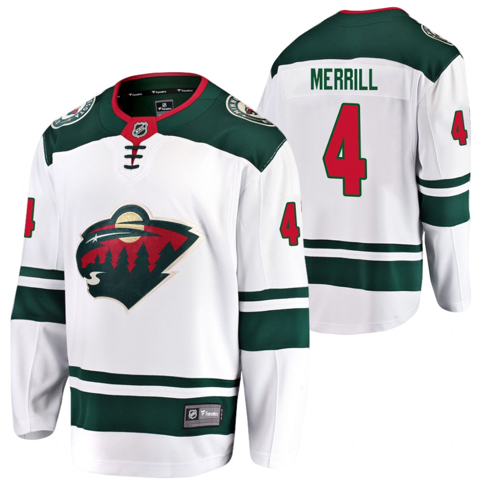 Wild Jon Merrill Jersey Away White Player Men