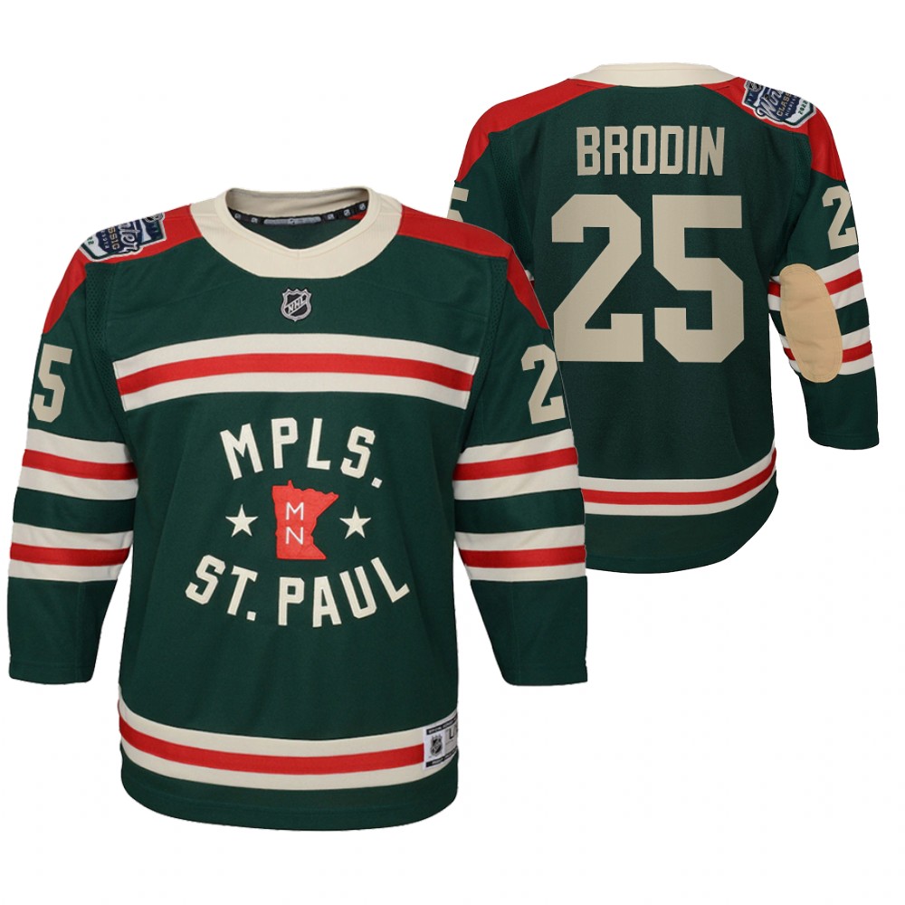 Wild Jonas Brodin 2022 Winter Classic Jersey Youth State of Hockey