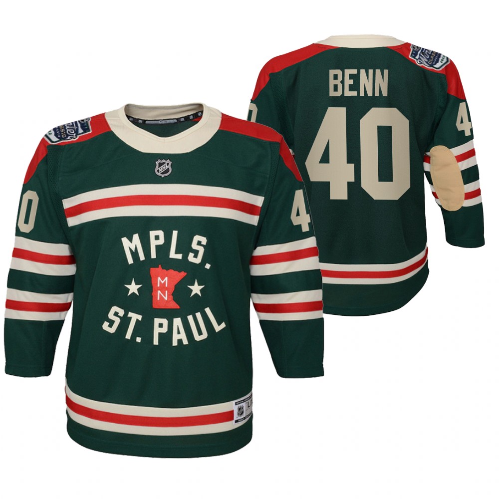 Wild Jordie Benn 2022 Winter Classic Jersey Youth State of Hockey