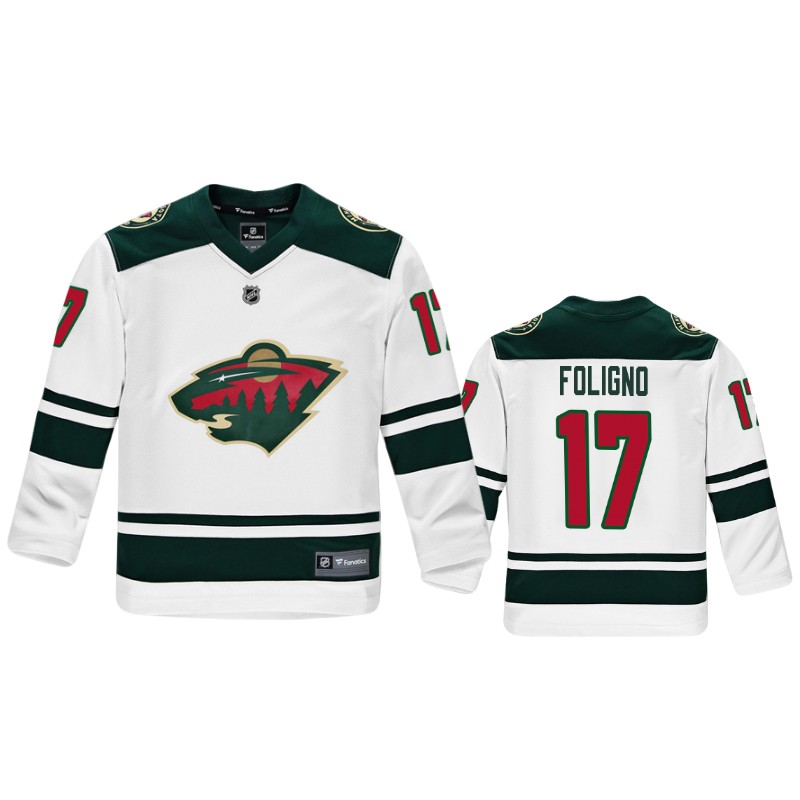 Wild Marcus Foligno White Replica Player Fanatics Branded Jersey