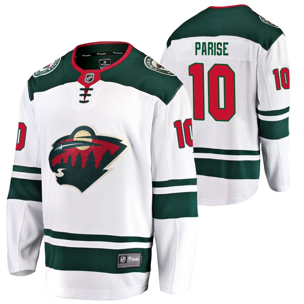 Wild Marian Gaborik Jersey Away White Breakaway Player 2020 Trade Men