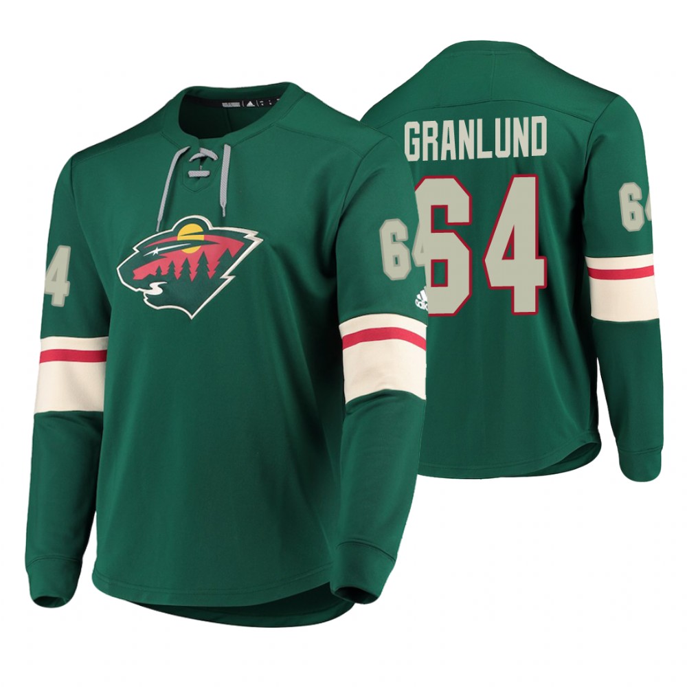 Wild Mikael Granlund Green Platinum Jersey