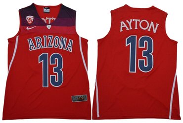 Wildcats #13 DeAndre Ayton Red Basketball Stitched NCAA Jersey