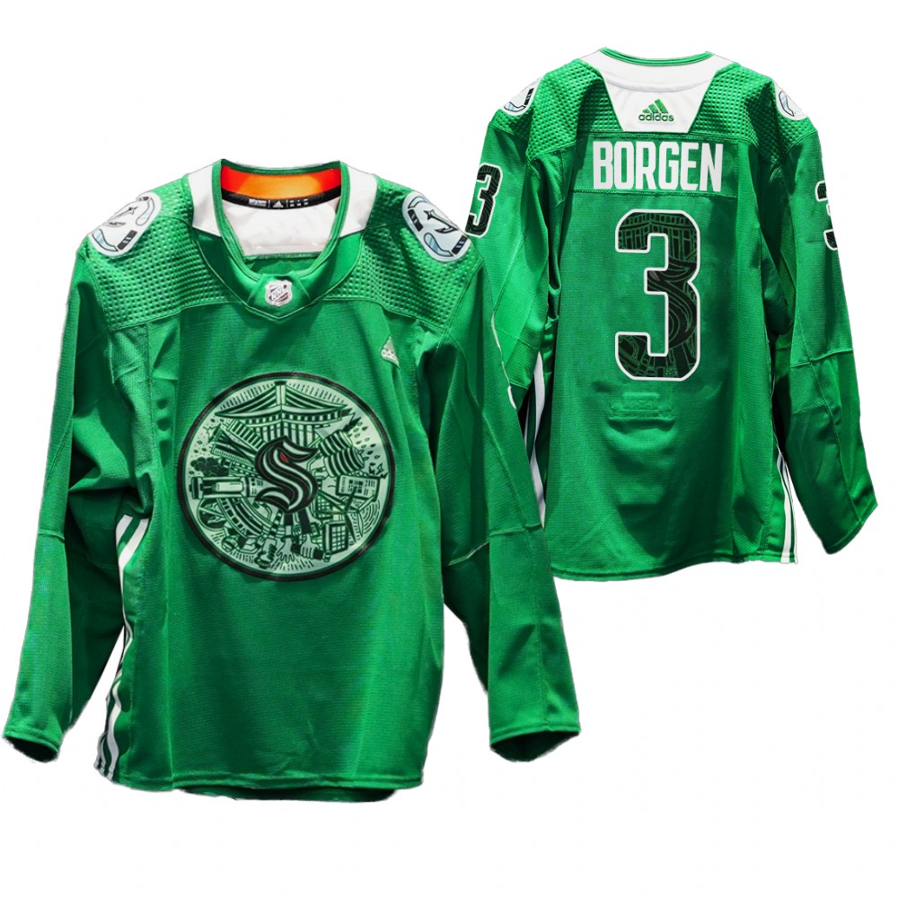 Will Borgen Kraken Green Night Jersey Green Eco-conscious