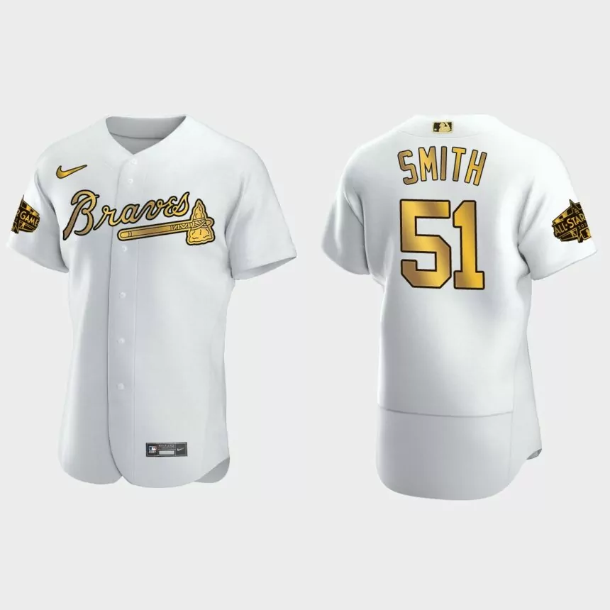 Will Smith Atlanta Braves 2022 MLB All-Star Game Jersey – White Gold