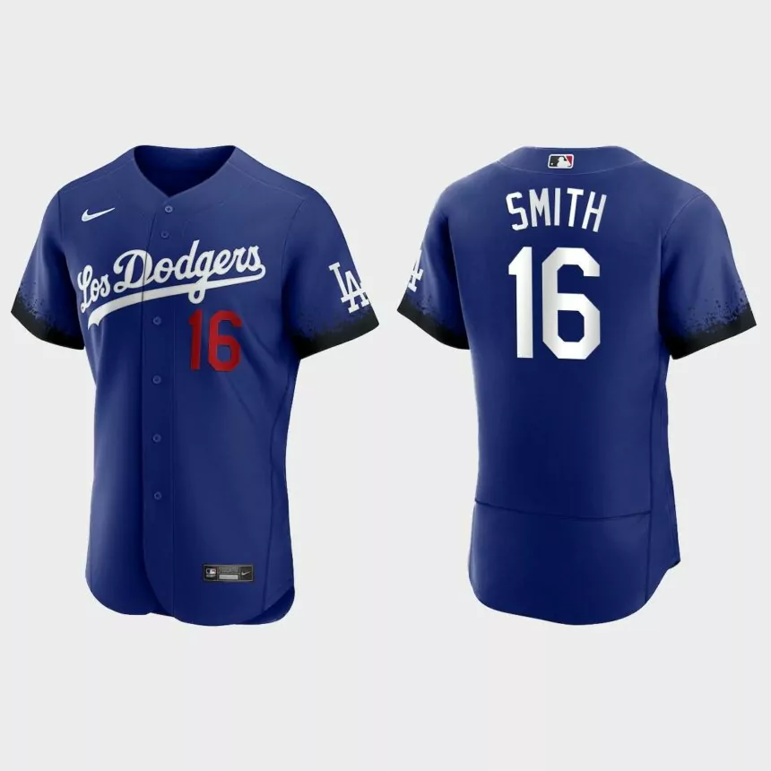 Will Smith Los Angeles Dodgers 2021 City Connect Authentic Jersey – Royal