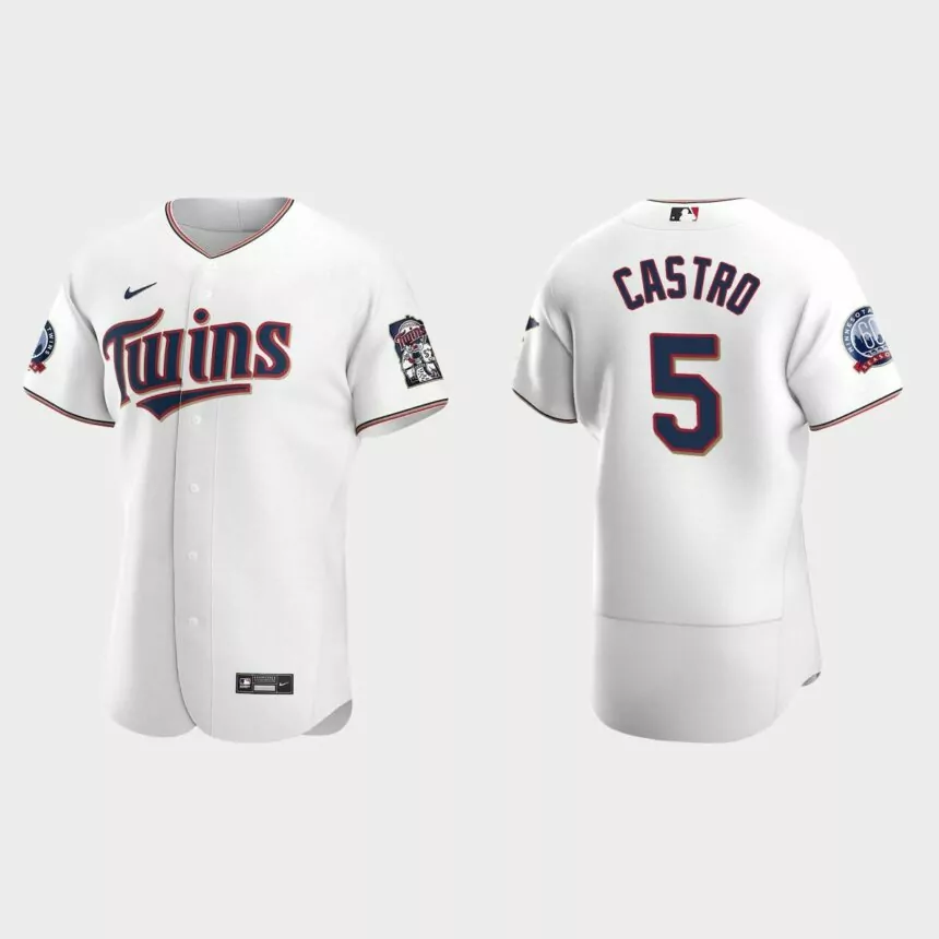 Willi Castro Minnesota Twins Authentic Home Jersey – White